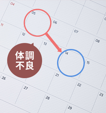 やむを得ないお休みのための無料振替制度